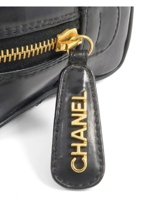 CHANEL Pre-Owned quilted CC turn-lock make up bag - Black