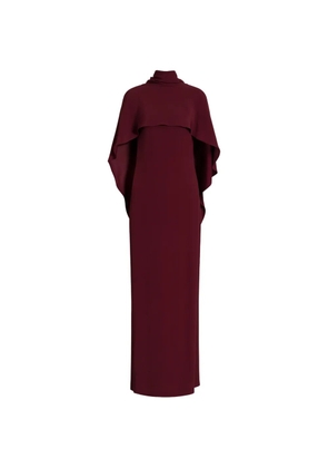 Alberta Ferretti high-neck maxi dress - Red