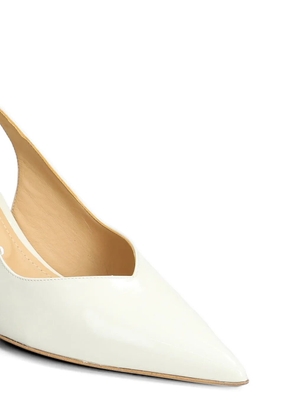 Fratelli Russo pointed-toe slingback pumps - Neutrals