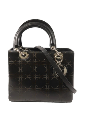 Christian Dior Pre-Owned Lady Dior leather tote bag - Black