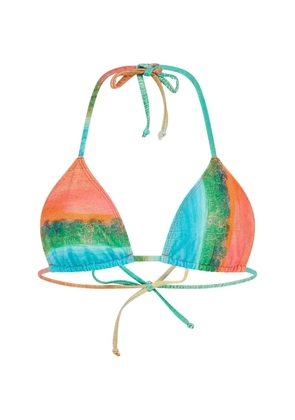 Donde Esteban Formentera triangle bikini top - Green