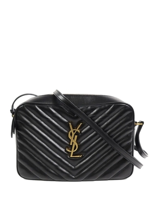 Saint Laurent Pre-Owned Lou quilted shoulder bag - Black