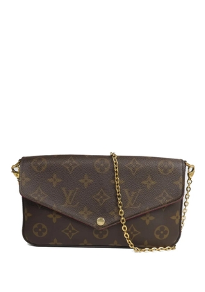 Louis Vuitton Pre-Owned Pochette Felicie Monogram canvas shoulder bag - Brown