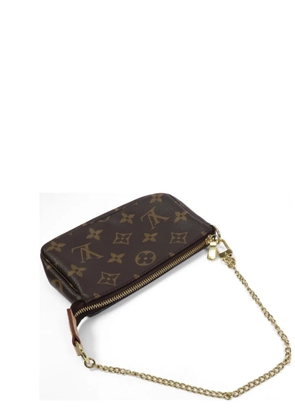 Louis Vuitton Pre-Owned mini Pochette Accessoires patterned canvas handbag - Brown