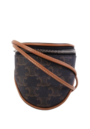 Celine Pre-Owned small monogram-pattern shoulder bag - Brown