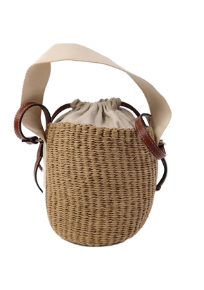 Chloé Pre-Owned Woody basket bag - Neutrals
