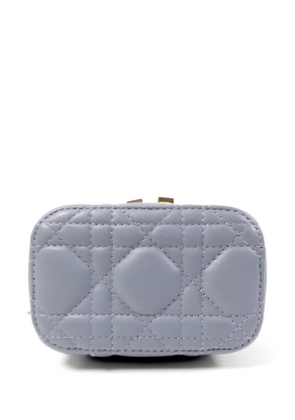 Christian Dior Pre-Owned mini Cannage vanity case - Blue