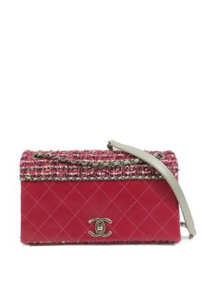 CHANEL Pre-Owned CC Tweed shoulder bag - Pink