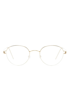 Lindberg BO PGT round glasses - Gold