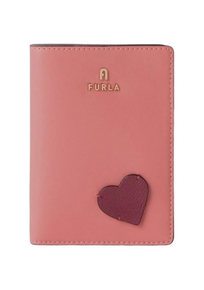 Furla S Camelia heart-patch passport holder - Pink