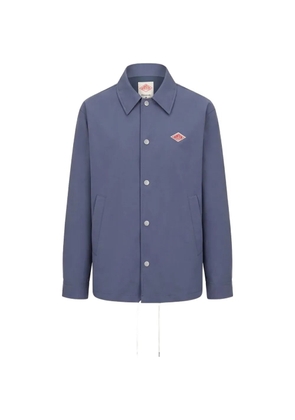 Danton logo-patch drawstring-hem jacket - Blue
