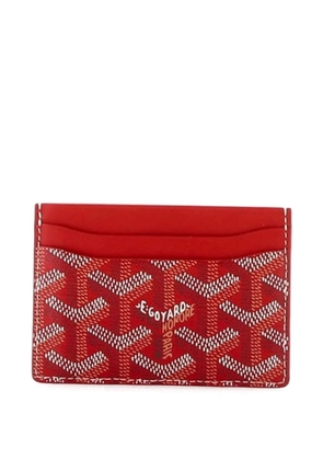 Goyard Pre-Owned Saint Sulpice Coated Canvas card holder - Red