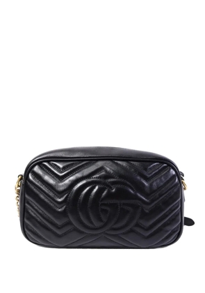 Gucci Pre-Owned GG Marmont leather shoulder bag - Black
