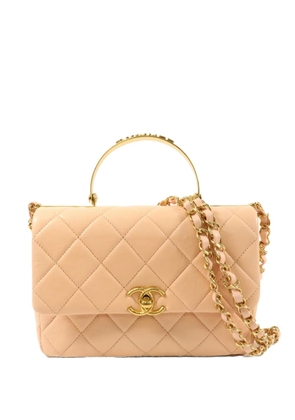 CHANEL Pre-Owned Crush metal-handle tote bag - Pink