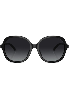 Coach oversized round sunglasses - Black