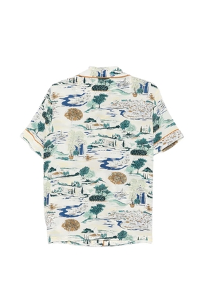 Olivia von Halle Yves Cadaqués printed pajamas - Neutrals