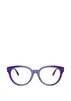 Versace round-frame glasses - Purple