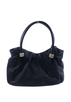 CHANEL Pre-Owned CC cube leather tote bag - Black