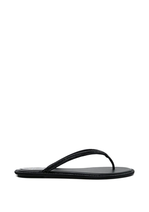 René Caovilla crystal-embellished sandals - Black