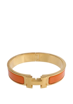 Hermès Pre-Owned Clic H enamel bracelet - Gold