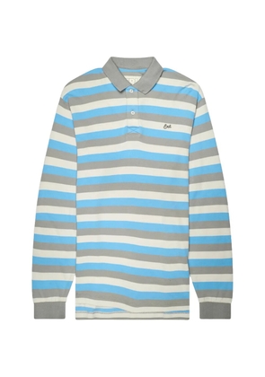 ERL striped long-sleeve polo shirt - Blue