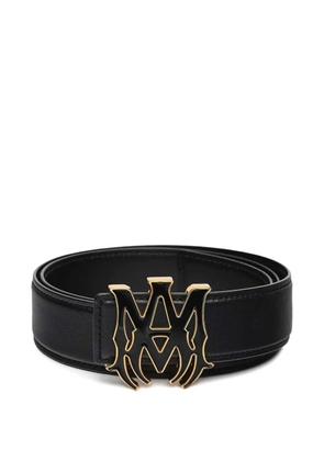 AMIRI Core logo-plaque leather belt - Black