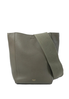 Celine Pre-Owned Sangle leather shoulder bag - Grey