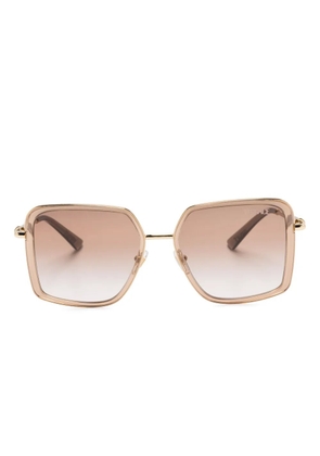 Versace Eyewear Medusa Roller square-frame sunglasses - Brown