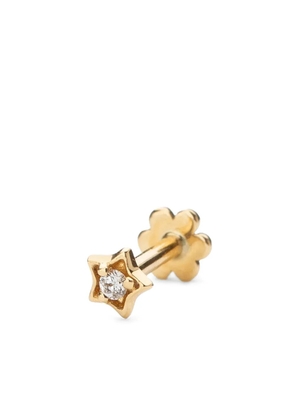 MARIA TASH 18kt yellow gold Solitaire Star diamond single earring