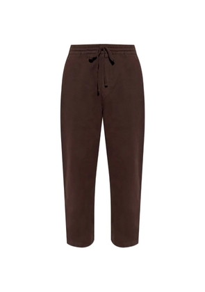 Carhartt WIP Floyde logo-patch drawstring trousers - Brown