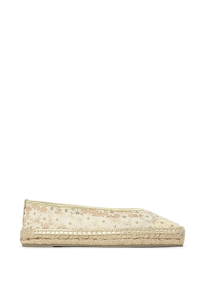 Castañer Paoli floral-embroidered espadrilles - Neutrals