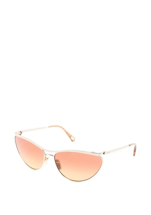 Chloé Eyewear cat-eye-frame sunglasses - Gold