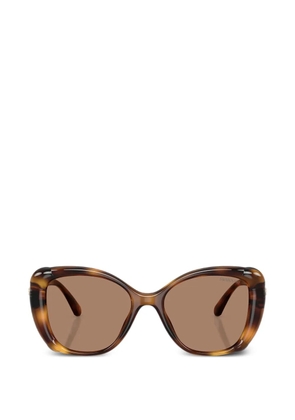 Swarovski Havana square-frame sunglasses - Brown
