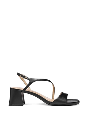 Geox New Eraklia 50 T01 asymmetric-strap block-heel pumps - Black
