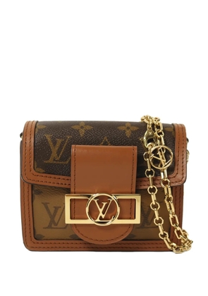 Louis Vuitton Pre-Owned Micro Dauphine Monogram Reverse crossbody bag - Brown