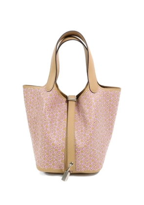 Hermès Pre-Owned 2022 PM Picotin Luck Daisy tote bag - Neutrals