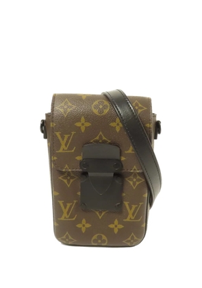 Louis Vuitton Pre-Owned S-Lock Monogram Macassar mini crossbody bag - Brown