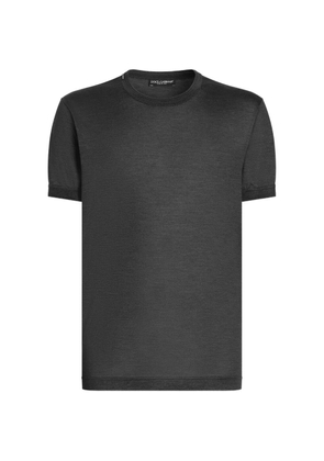 Dolce & Gabbana silk T-shirt - Grey