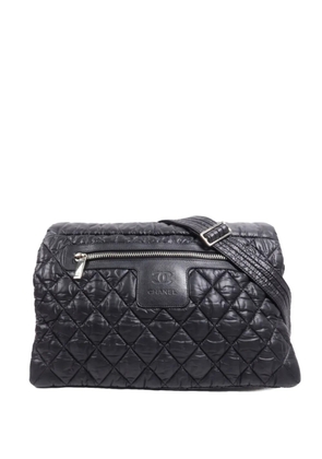 CHANEL Pre-Owned quilted messenger bag - Black