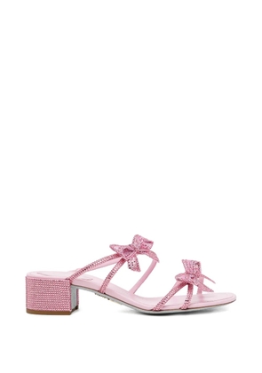 René Caovilla Ribbon sandals - Pink