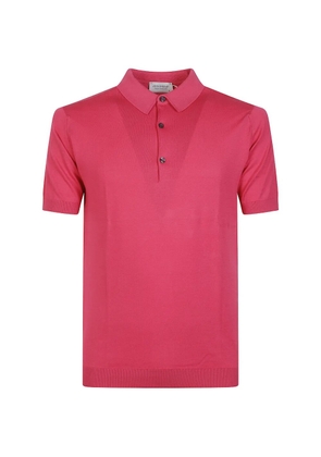 John Smedley Adrian short-sleeve polo shirt - Pink