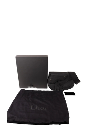 Christian Dior Pre-Owned Saddle leather belt bag - Black