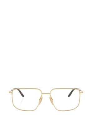 Prada rectangle-frame glasses - Gold