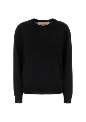 Valentino Garavani VLogo crew-neck sweater - Black