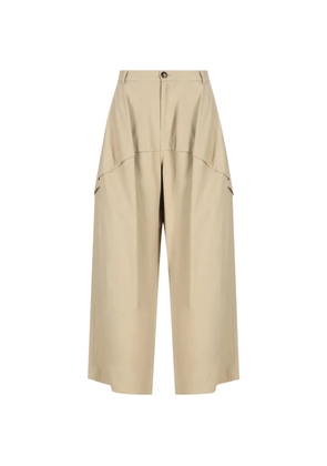 LOEWE logo-patch panelled trousers - Neutrals