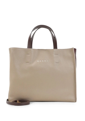 Marni logo-print tote bag - Neutrals