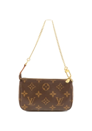 Louis Vuitton Pre-Owned mini monogram pochette shoulder bag - Brown