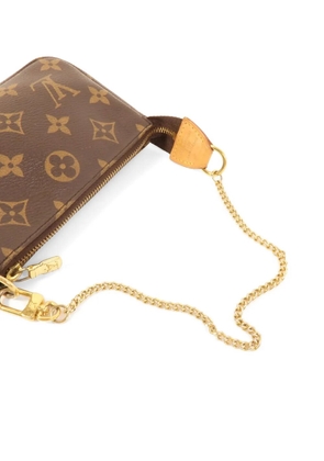 Louis Vuitton Pre-Owned mini monogram pochette shoulder bag - Brown