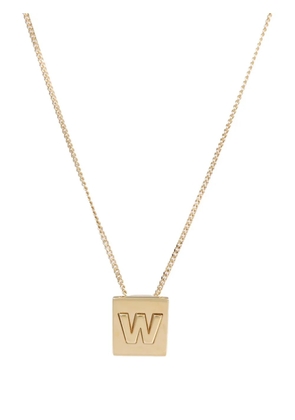 Celine Pre-Owned W-pendant necklace - Gold