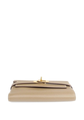Hermès Pre-Owned 2019 Kelly Epsom wallet - Neutrals